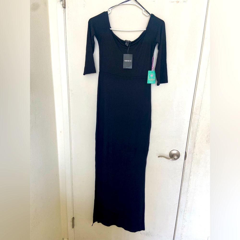 Off the shoulder maxi dress